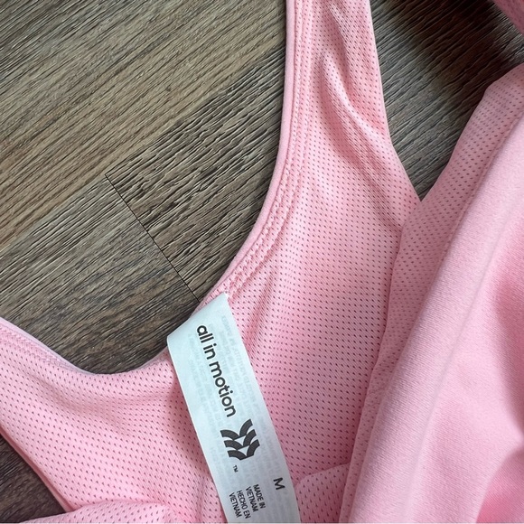 Women's Everyday Soft Square Neck Support Tank Top - All in Motion Pink M - Picture 5 of 5